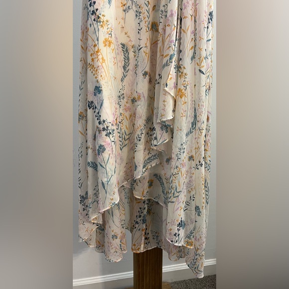 Calvin‎ Klein Floral Sleeveless Dress - Cream - Picture 2 of 6